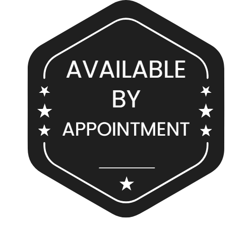 Available by Appointment badge